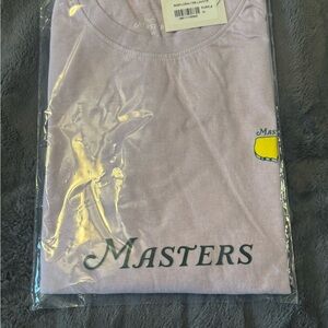Masters Amen Corner Lavender Crewneck Tee with Masters Chest Logo XL